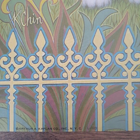 Arthur A Kaplan K Chin Puppies Kitten Floral Prints Set of 3 - Picture 5 of 16